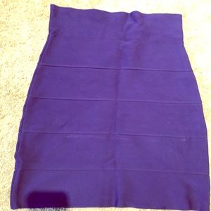 BCBG purple bandaid skirt medium